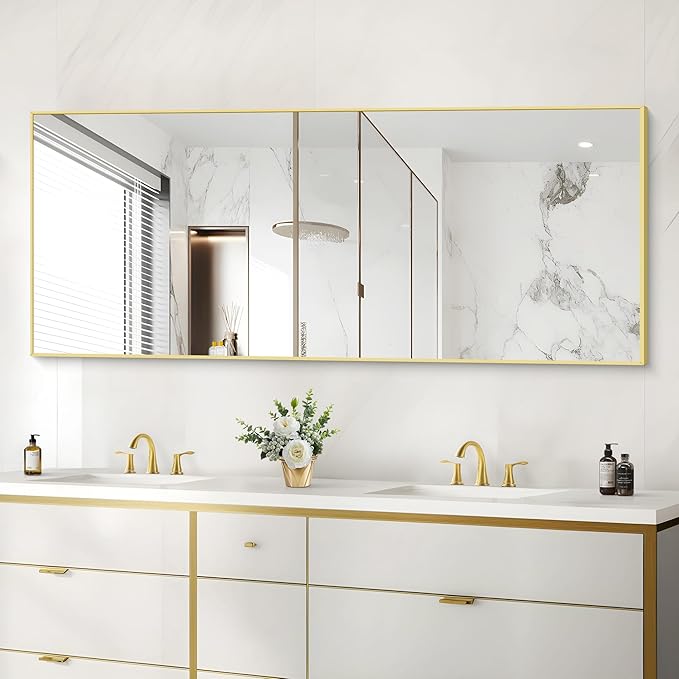 30x72inch Bathroom Mirror, Large Rectangular Wall Mirrors - Image 9