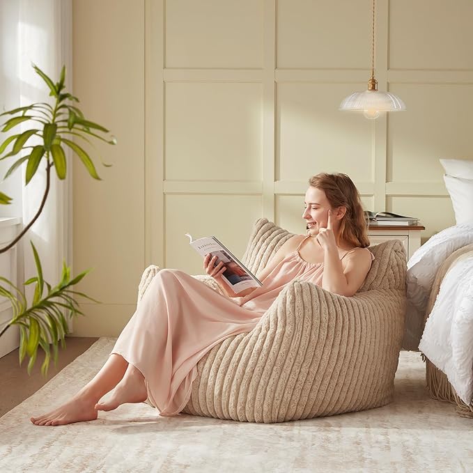 Giant Bean Bag Chairs for Adults Teens, Large Bean Bag Sofa Chairs - Image 3
