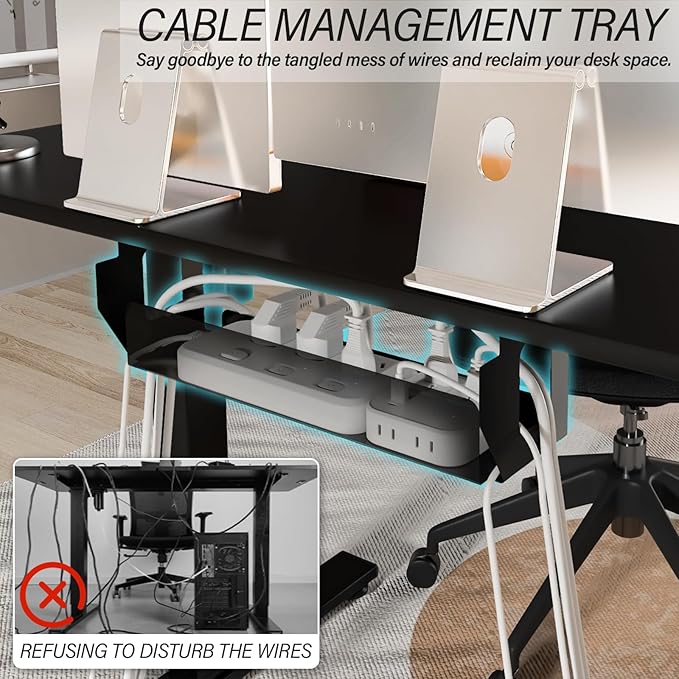 Kingant Standing Desk Height Adjustable Electric Stand Up Desks - Image 4