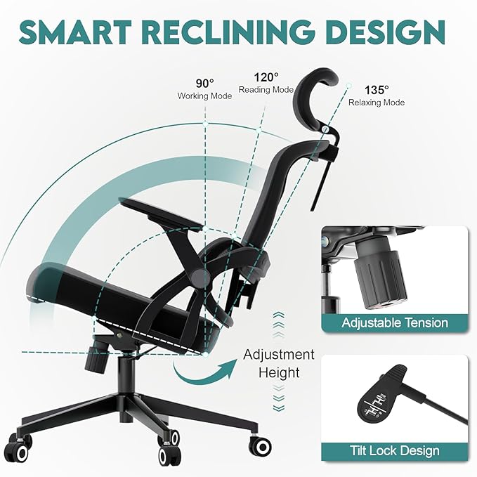 Office Chair Ergonomic Desk Chair - Image 3