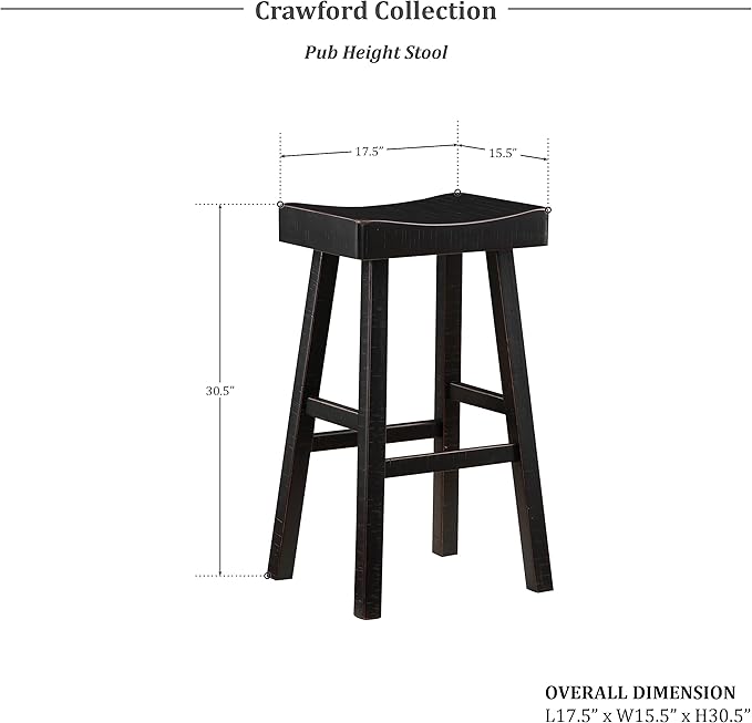 Lexicon Saddle Bar Stools Set of 2 Barstools - Image 5