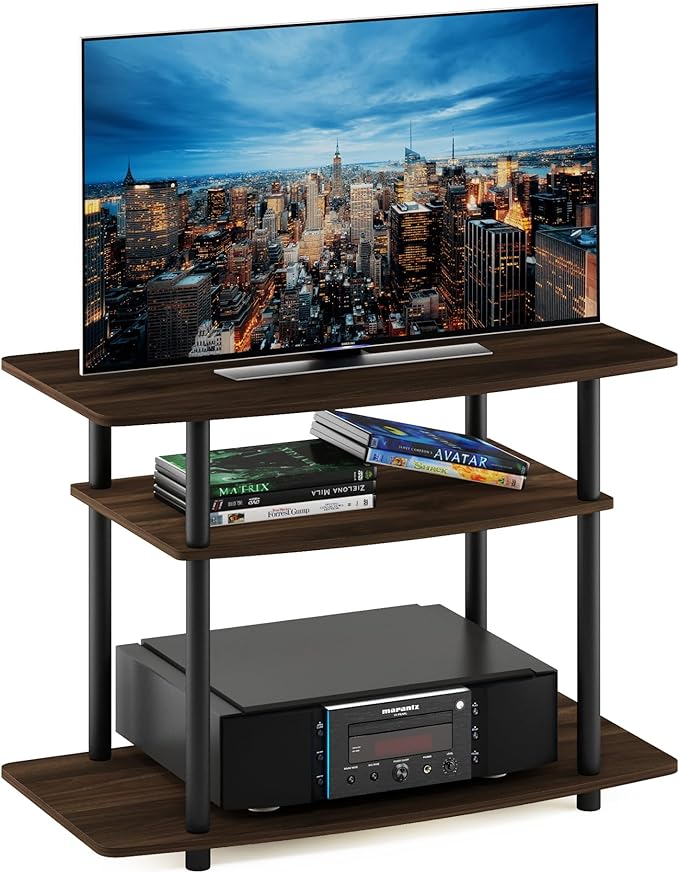 Furinno Turn-N-Tube No Tools 3-Tier Entertainment Center TV Stand by Furinno-FitsYourSpaceFitsYourBudget