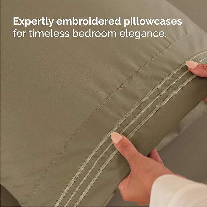 Cal King Size 4 Piece Sheet Set - Image 6