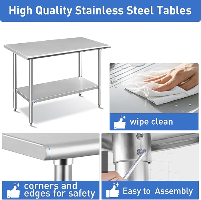 ROCKPOINT Stainless Steel Table - Image 5