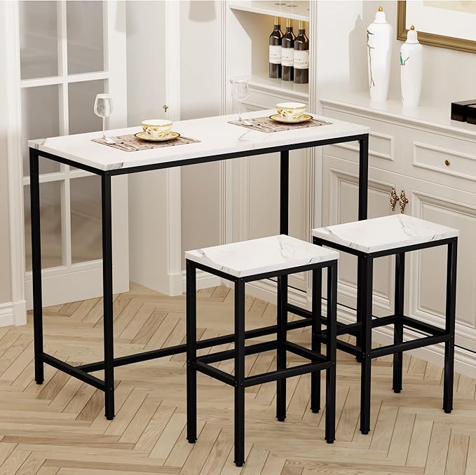 Aklaus Bar Table Set, Counter Height Bar Table - Image 9