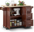 Rovibek 53" Kitchen Island on Wheels by Rovibek