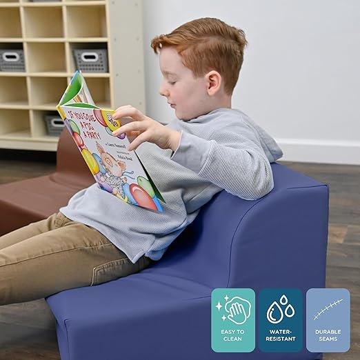 Children's Factory Library Lounger, Flexible Seating Classroom Furniture - Image 2