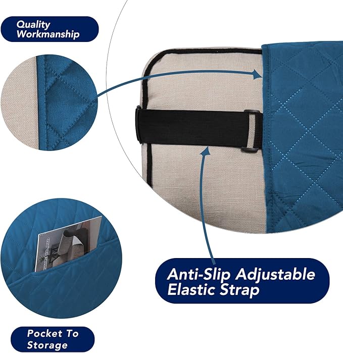 PureFit Reversible Sofa Couch Cover Water Resistant Couch Covers - Image 3