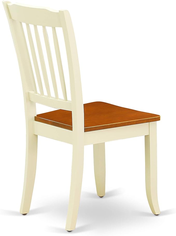 East West Furniture DODA5-BMK-W 5 Piece Dining Set Includes a Rectangle Dining - Image 10