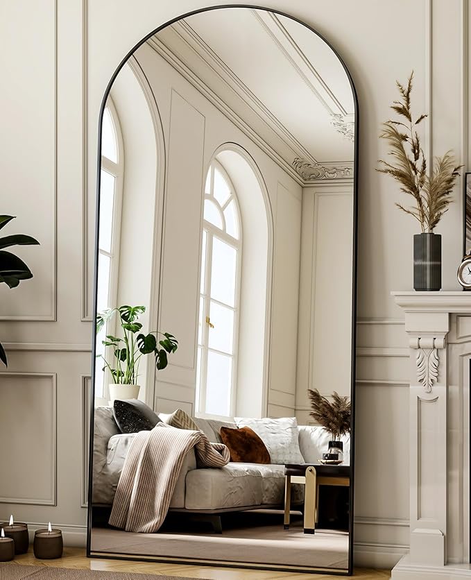 78"x38" Arched Full Length Mirror Floor Mirrors - Image 2