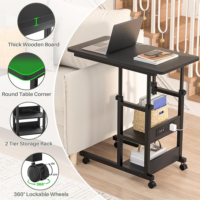 Height Adjustable End Table - Image 6