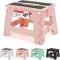 ACSTEP 9 Inch Folding Step Stool 300 LB Capacity Non Slip Foot Stool by ACSTEP