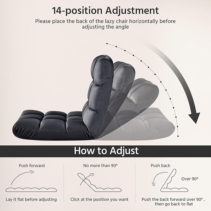 Yaheetech Padded Floor Chair - Image 7