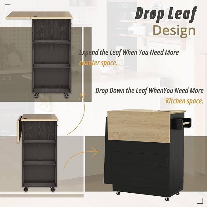IRONCK Kitchen Island Cart - Image 4