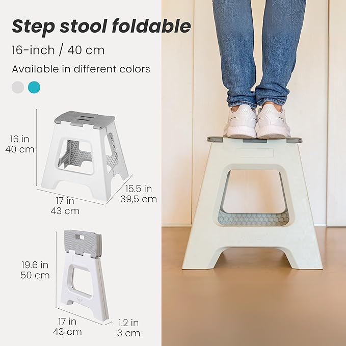 Vigar Compact Step Stool Foldable, 16-inch Step Stools - Image 2