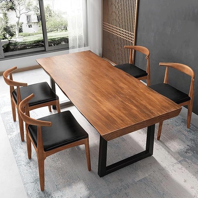 Modern Minimalist Solid Wood Office Desk - Image 7