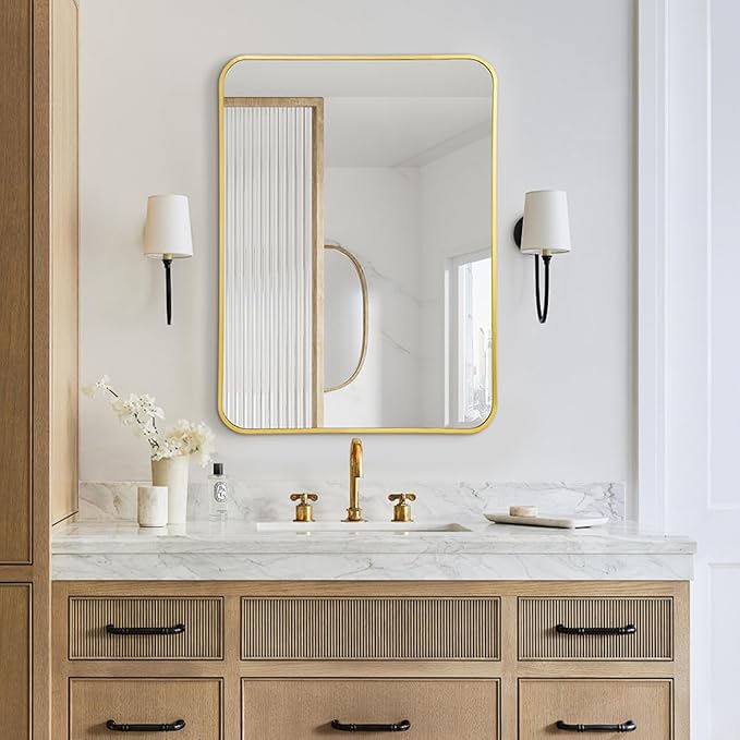 24x36 Rounded Rectangle Bathroom Mirrors - Image 6