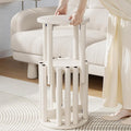 Stackable Stools Set of 4, Wood Stool 18 Inch Stool Stackable Side Tables by Unknown