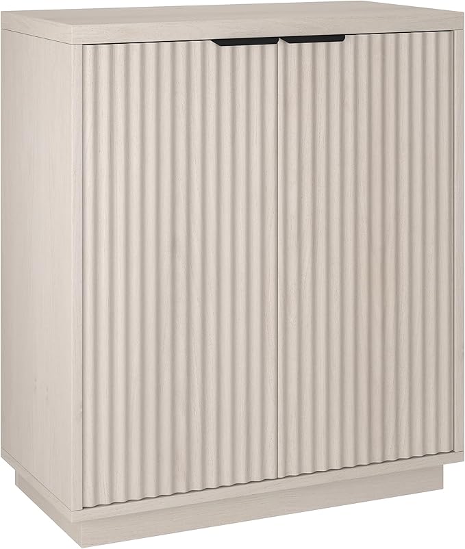 Henn&Hart 28" Wide Rectangular Accent Cabinet in Alder White, by HennHart