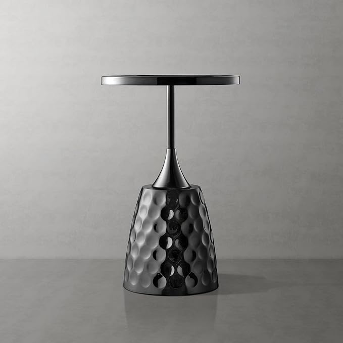 HOMES: Inside + Out Halric Modern 24" Tall Round End Table - Image 10