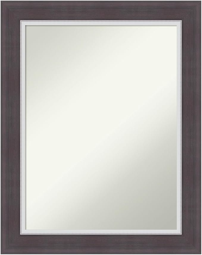 Amanti Art Brown Bathroom Mirror by AmantiArt