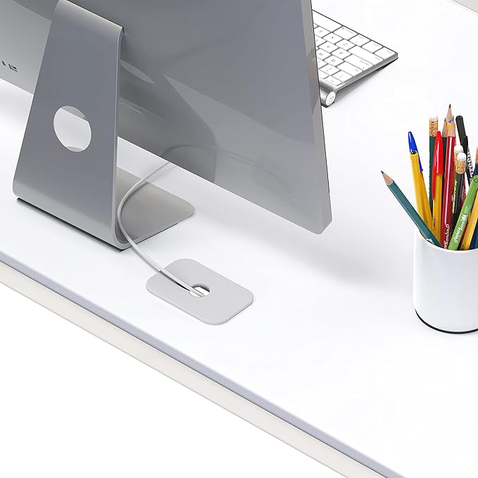 SHW 55 x 60 Inches Commercial-Grade L-Shape Corner Office Computer Desk - Image 5