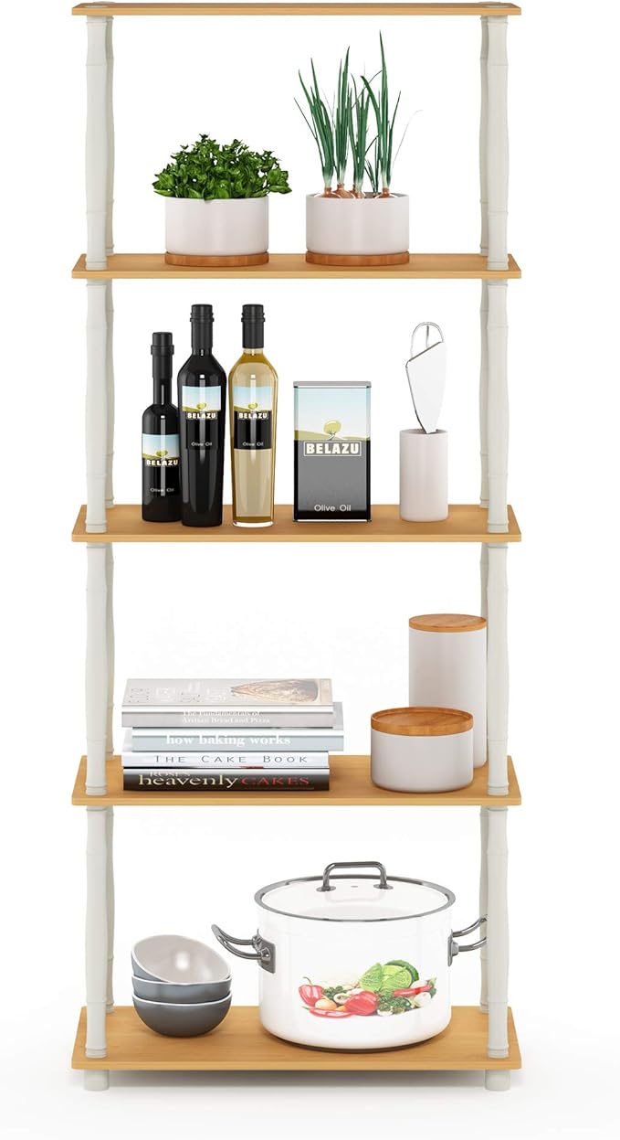 Furinno Turn-N-Tube 5-Tier Multipurpose Shelf / Display Rack / Storage Shelf / - Image 4