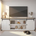 GAOMON 70" Farmhouse TV Stand for 80/75/70 Inch TVs, Entertainment Center by GAOMON