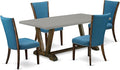East West Furniture V797VE721-5 5 Piece Dining Room Table Set Includes a by EastWestFurniture