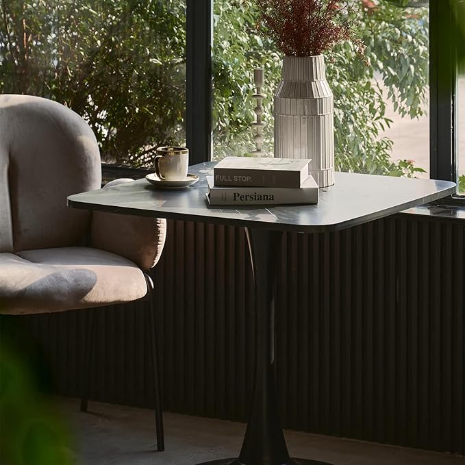 Square Modern Dinning Table 30 inches - Image 2