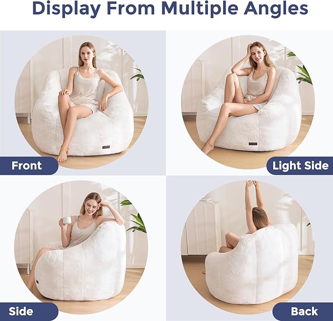 MAXYOYO Bean Bag Chair, Comfy Bean Bag Sofa - Image 4