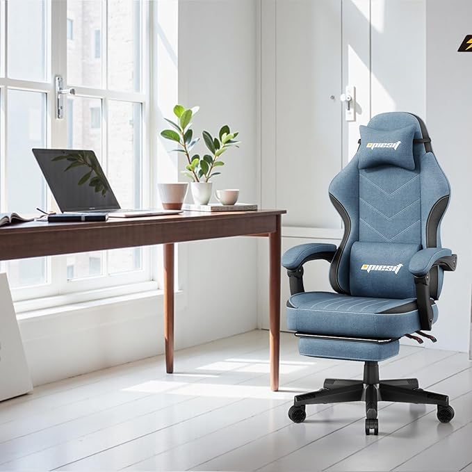Gaming Chair, Fabric Computer Chair - Image 7