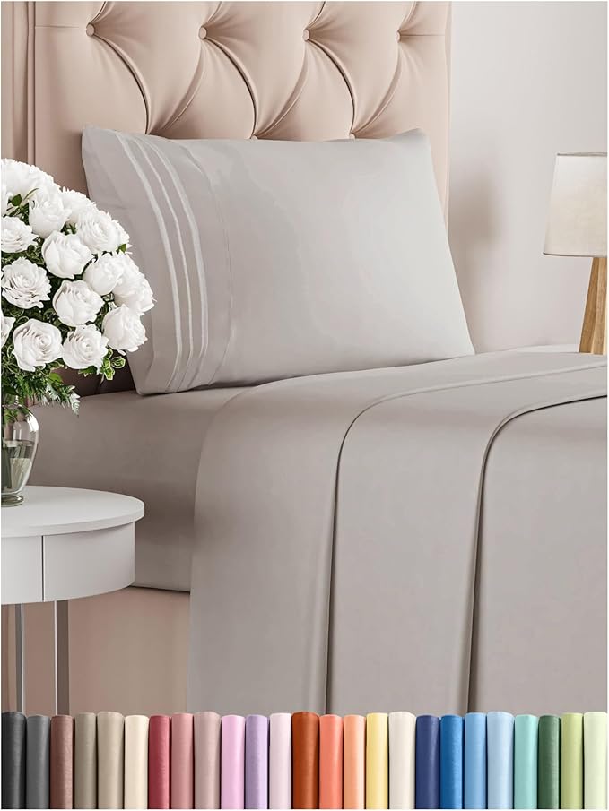 Twin XL Size 3 Piece Sheet Set by CGKUnlimited