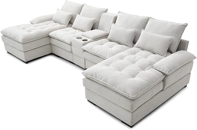 KEIKI 130" U-Shaped 6 seat Sofa - Image 3