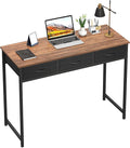WOHOMO Computer Desk with Drawers, 39.3 Inch Bedroom Desk with Storage by WOHOMO