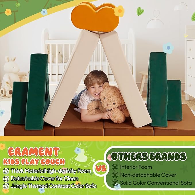 18PCS Modular Kids Play Couch - Image 7
