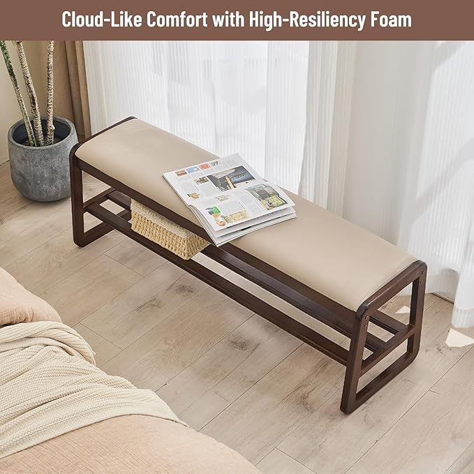 Wooden Shoe Rack Bench - Image 4