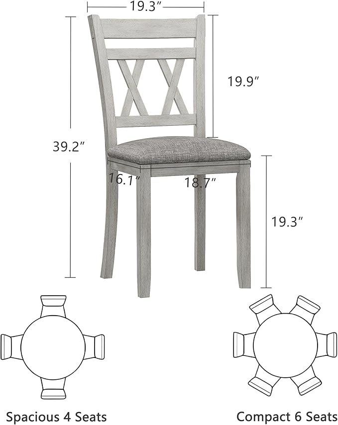 Solid Wood Dining Chair, Part of Dining Table Set, Mix and Match Table - Image 2