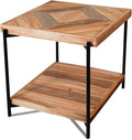 CONSDAN StoneCreek Solid Fir Wood Side Table by CONSDAN