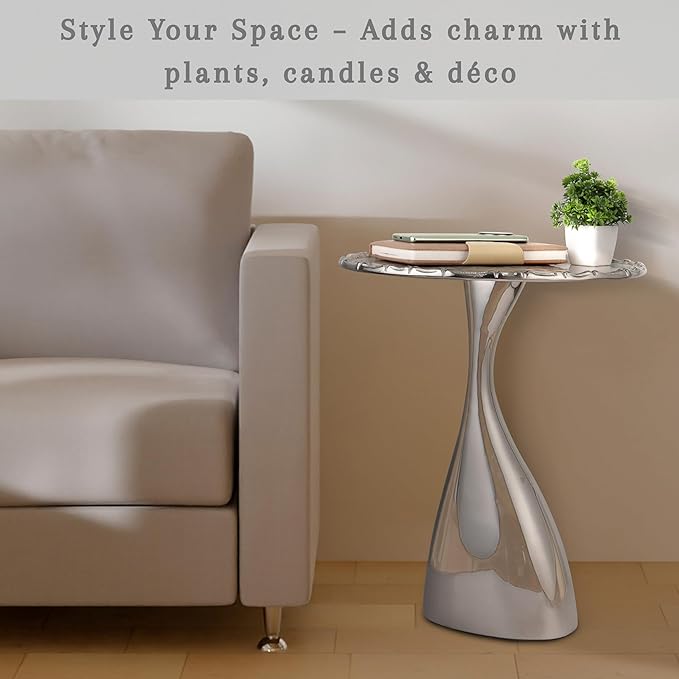 CLEENTABLE Coffee Round Side Table - Image 5