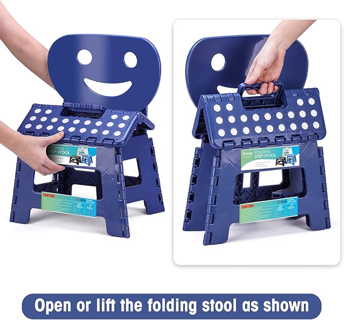 ACSTEP Folding Step Stool with Back Support - Image 4