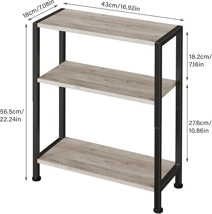 3-Tier Side Table Set of 2, Small End Table, Sofa Side Table - Image 3