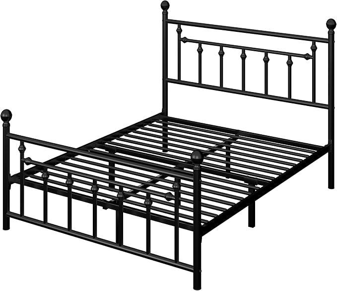Allewie 14 Inch Full Size Metal Platform Bed Frame - Image 8