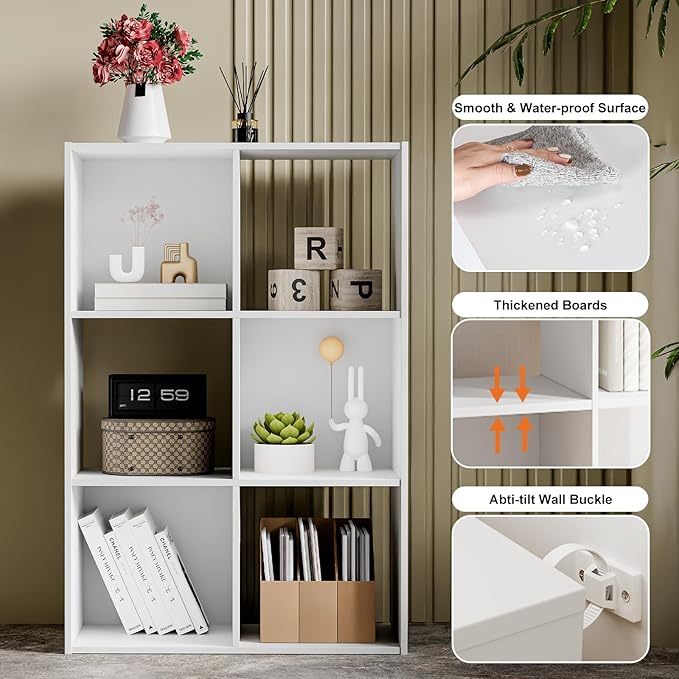 Sweetcrispy 6 Cube Storage Organizer - Image 4