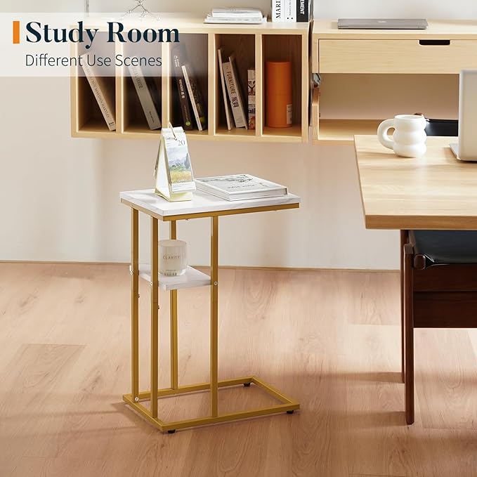 Yoobure C Shaped End Table Set of 2, Side Table - Image 2