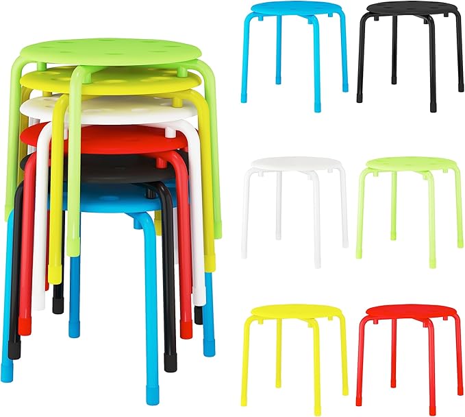 VECELO Stackable Stools for Classroom by VECELO