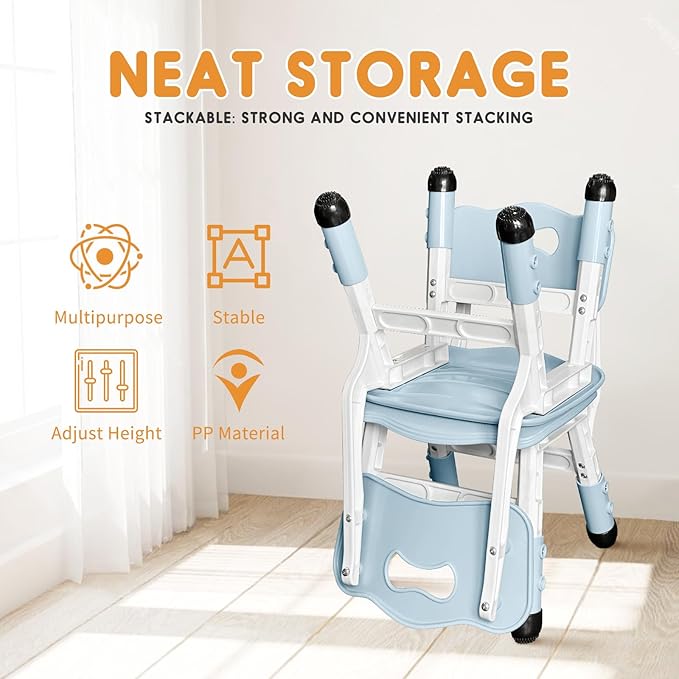 Kids Chair Adjustable Height Children Chairs Suitable - Image 3