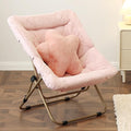 Welnow Comfy Saucer Chair, Oversized Folding Reading Chair by LifeGetsBetterWithWelnow