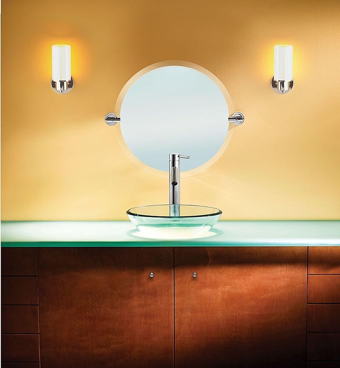 Moen DN0792BN Iso 22-Inch x 22-Inch Frameless Pivoting Bathroom Tilting Mirror - Image 2