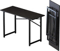 Folding Computer Desk 47 inch Writing Gaming Computer Camping Table, No by Lutown-TeenHome